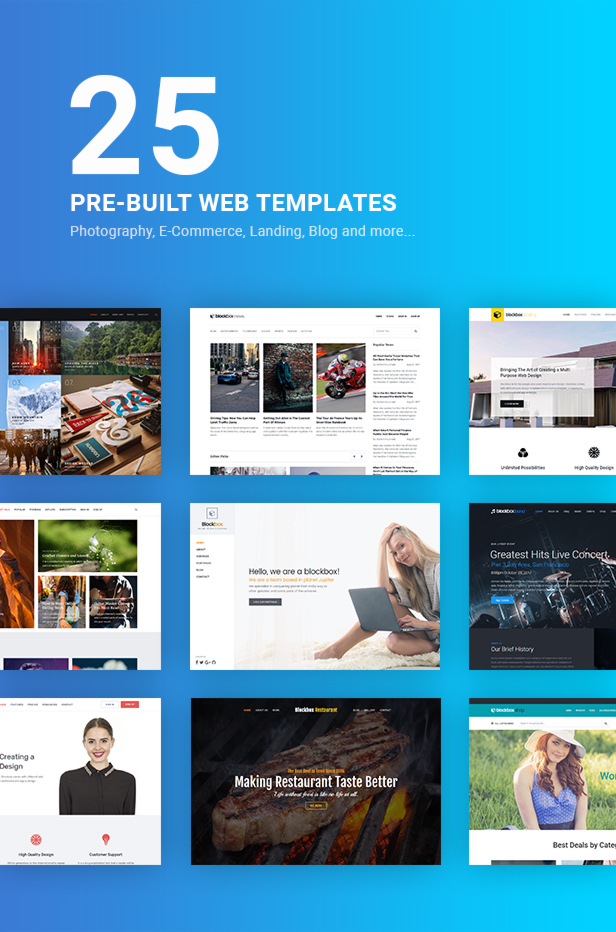 Blockbox Responsive Multipurpose HTML5 Template