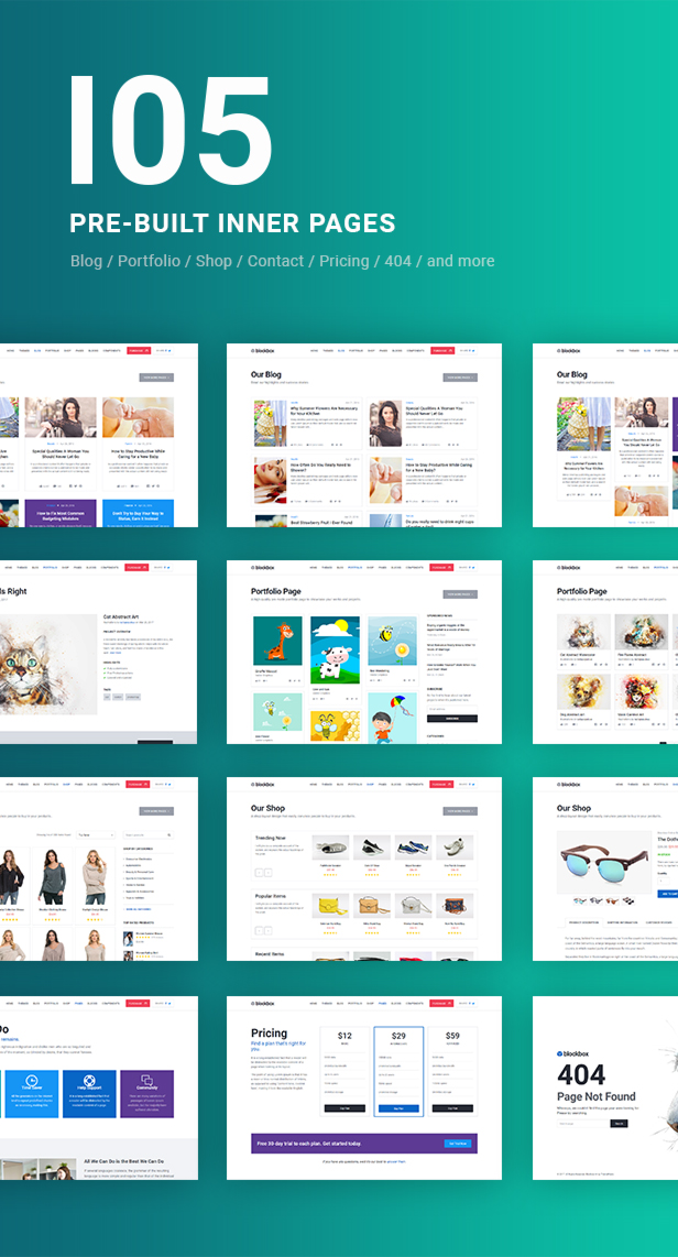 Blockbox Responsive Multipurpose HTML5 Template